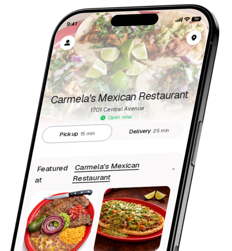 Carmela's Mexican Restaurant app preview
